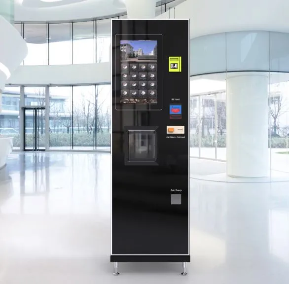 Màquina expenedora de cafè automàtic acabat de terra