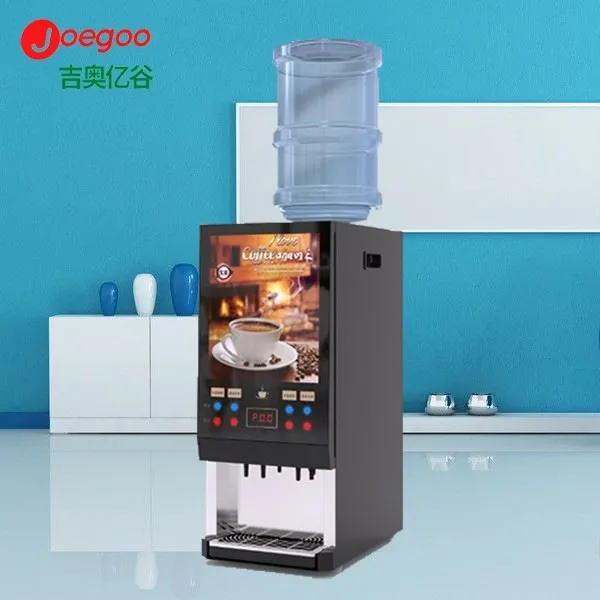 Màquina expenedora de cafè instantani comercial LED de 3 línies