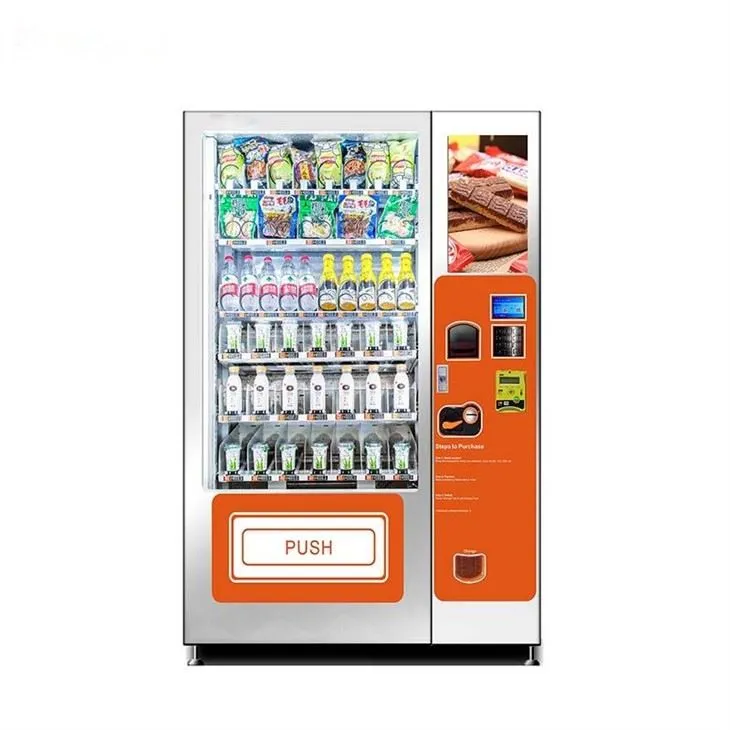 Màquina expenedora d'aperitius barats a l'Expo de març