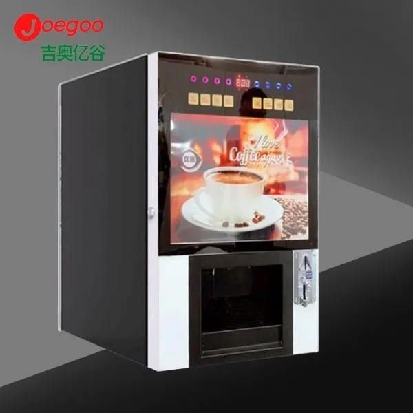 Màquina expenedora de cafè instantani turc que funciona amb monedes