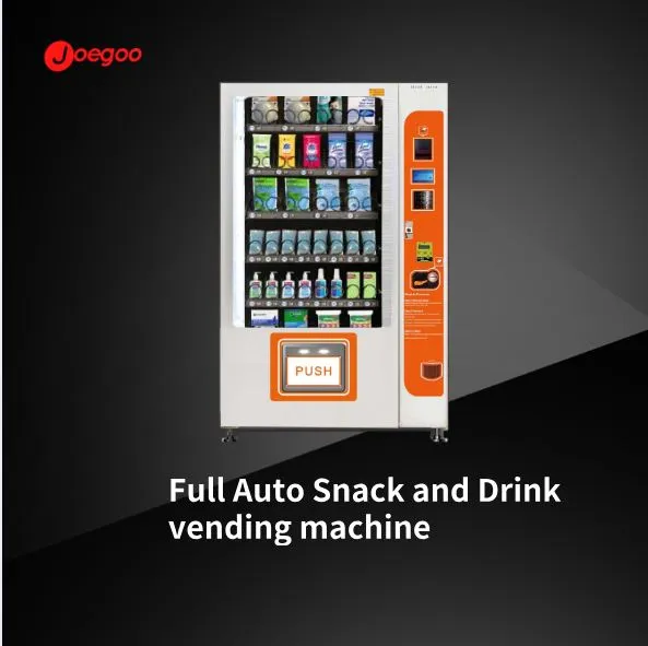 Màquina expenedora automàtica d'aperitius i begudes