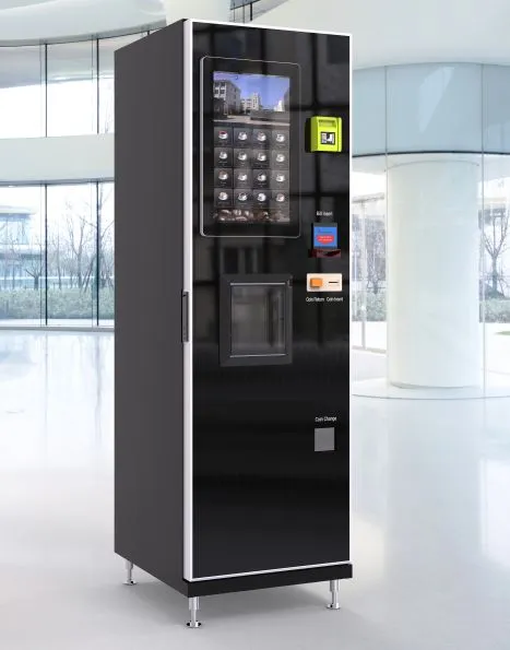 Insereix una màquina expenedora de cafè de monedes