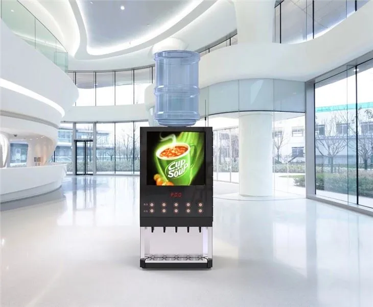 Màquina expenedora de cafè i sopa