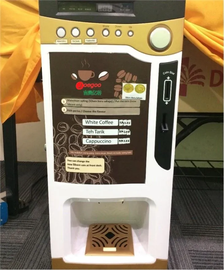 Màquina expenedora de te per a ús de Lipton